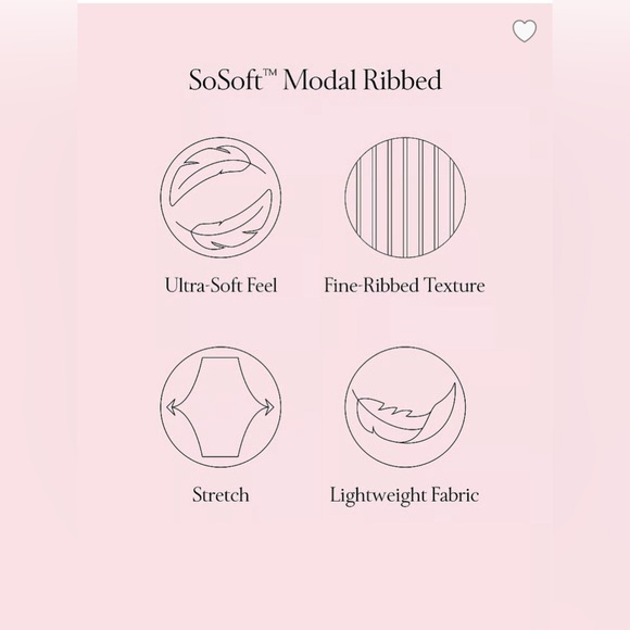 SoSoft Modal Ribbed Long Lounge Set - Picture 4 of 5